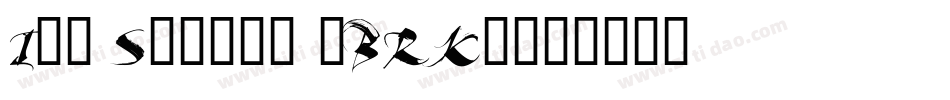 Ink Swipes (BRK)字体转换